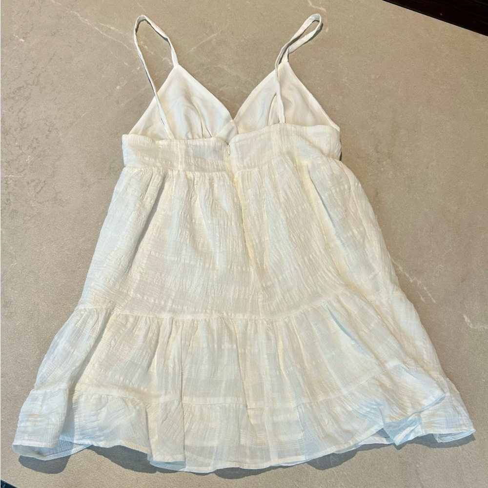 Vintage Y2K Forever 21 White Babydoll Dress - Picture 4 of 8